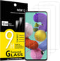 NEW'C 3 Pack Designed for Samsung Galaxy A51 Screen Protector Tempered Glass,Case Friendly Scratch-proof, Bubble Free, Ultra Resistant