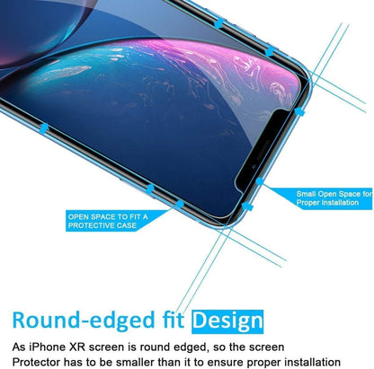 NEW'C 3 Pack Designed for iPhone 11 and iPhone XR (6.1") Screen Protector Tempered Glass,Case Friendly Scratch-proof, Bubble Free, Ultra Resistant