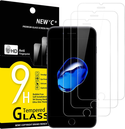 3 Pack Designed for iPhone 7 Plus (5.5) Screen Protector Tempered Glass,Case Friendly Scratch-proof, Bubble Free, Ultra Resistant