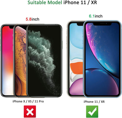 NEW'C 3 Pack Designed for iPhone 11 and iPhone XR (6.1") Screen Protector Tempered Glass,Case Friendly Scratch-proof, Bubble Free, Ultra Resistant